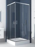 Душова кабіна HARMONY з поддоном ETHEREAL квадратная 90x90 см прозрачная